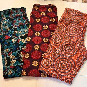 LuLaRoe Leggings Bundle (3) | Colorful, Like New, OS